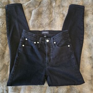 J. CREW Women's Dk Navy Skinny Crop Jeans